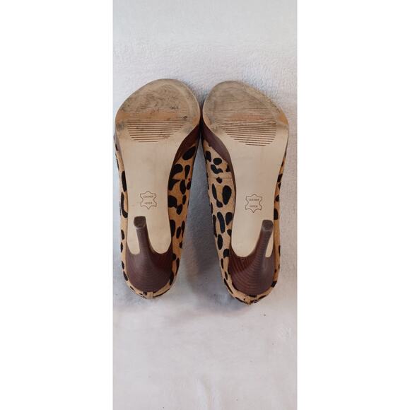 Steve Madden Womens Leopard Shoes Size 7.5 Stiletto Pump High Heels EUC - Picture 7 of 8